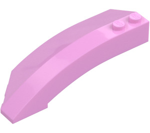 LEGO Bright Pink Wedge Curved 3 x 8 x 2 Right (41749 / 42019)