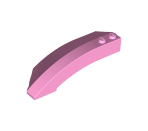 LEGO Bright Pink Wedge Curved 3 x 8 x 2 Right (41749 / 42019)