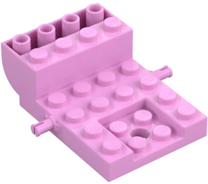 LEGO Bright Pink Wheel Bearing 4 x 6 x 1.33 (24055 / 65348)