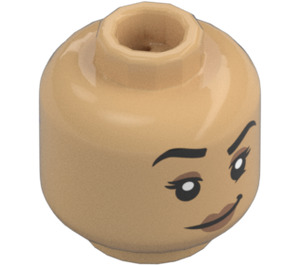 LEGO Brite Bomber Minifigure Head (Recessed Solid Stud) (3274)