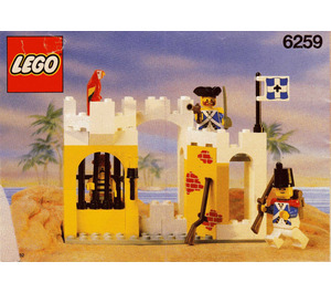 LEGO Broadside's Brig Set 6259 Instructions