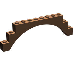LEGO Braun Bogen 1 x 12 x 3 ohne erhöhten Bogen (6108 / 14707)