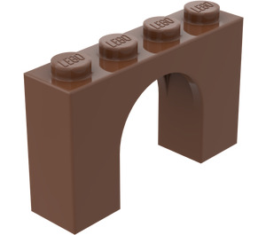 LEGO Braun Bogen 1 x 4 x 2 (6182)