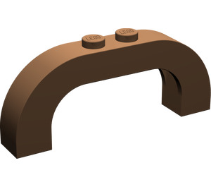 LEGO Brown Arch 1 x 6 x 2 with Curved Top (6183 / 24434)