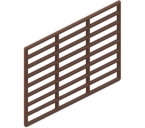LEGO Brown Bar 9 x 13 Grille (6046)