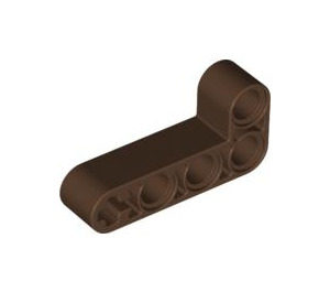 LEGO Brown Beam 2 x 4 Bent 90 Degrees, 2 and 4 holes (32140 / 42137)