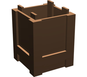 LEGO marron Boîte 2 x 2 x 2 Caisse (61780)