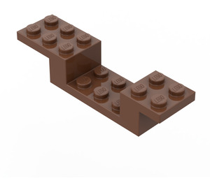 LEGO Brun Fäste 8 x 2 x 1.3 (4732)