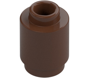 LEGO Marron Brique 1 x 1 Rond avec tenon ouvert (3062 / 35390)