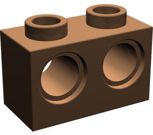 LEGO Braun Backstein 1 x 2 mit 2 Löcher (32000)
