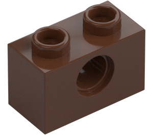 LEGO Marrone Mattoncino 1 x 2 con Foro (3700)