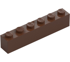 LEGO Hnědá Kostka 1 x 6 (3009 / 30611)