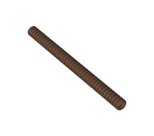 LEGO Brun Korrugerte Slange 10.4 cm (13 Knotter) (23395 / 57711)