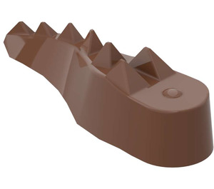 LEGO Brown Crocodile Tail (6028)