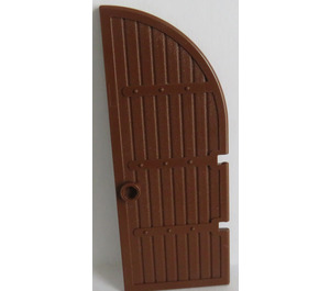 LEGO Brown Door 1 x 4 x 8 with Rounded Top (6105)