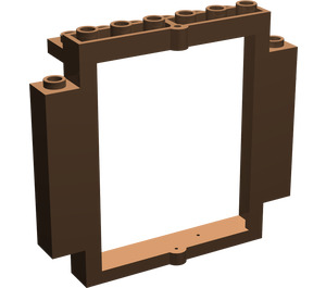 LEGO Brown Door Frame 2 x 8 x 6 Revolving  (30101)