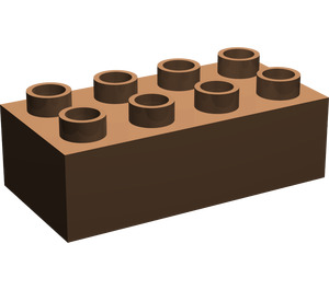 LEGO Brown Duplo Brick 2 x 4 (3011 / 31459)