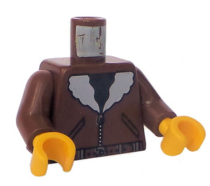 LEGO Brun Harry Cane Overkropp (973 / 73403)