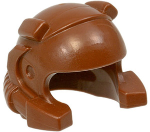 LEGO Brown Helmet with Side Sections and Headlamp (30325 / 88698)