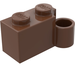 LEGO Brown Hinge Brick 1 x 4 Base (3831)