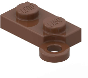 LEGO Brown Hinge Plate 1 x 4 Base (2429)