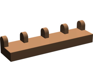 LEGO Brown Hinge Tile 1 x 4 (4625)