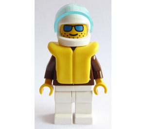 LEGO Brun Jakke Town Minifigur