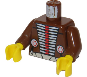 LEGO Braun Medicine Mann Torso (973 / 73403)