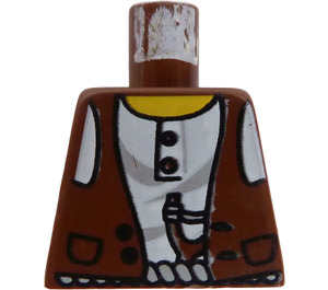 LEGO Brown Mike Torso without Arms (973)