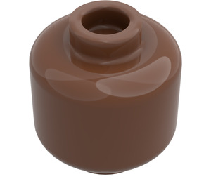 LEGO Brown Minifigure Head (Recessed Solid Stud) (3274 / 3626)