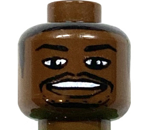 LEGO Brown NBA Paul Pierce, Boston Celtics Head (Safety Stud) (3626)