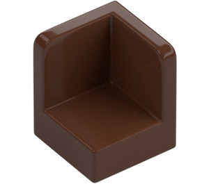 LEGO Brown Panel 1 x 1 Corner with Rounded Corners (6231)