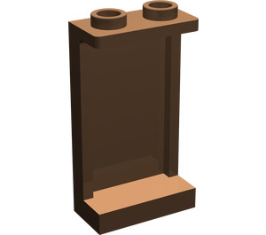 LEGO Brown Panel 1 x 2 x 3 with Side Supports - Hollow Studs (35340 / 87544)