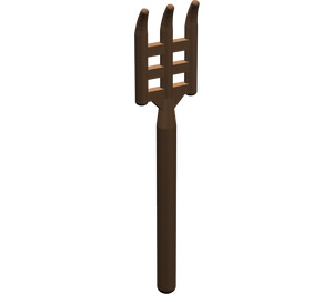 LEGO Brown Pitchfork Old with Hard Plastic (4496)