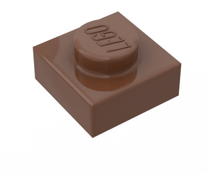 LEGO Brown Plate 1 x 1 (3024 / 30008)