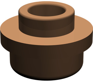 LEGO Brown Plate 1 x 1 Round with Open Stud (28626 / 85861)