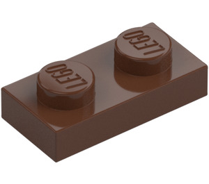 LEGO Brown Plate 1 x 2 (3023 / 28653)