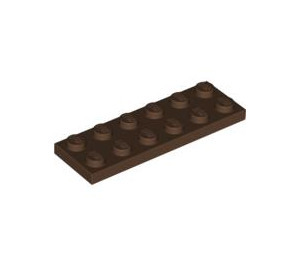 LEGO Brown Plate 2 x 6 (3795)