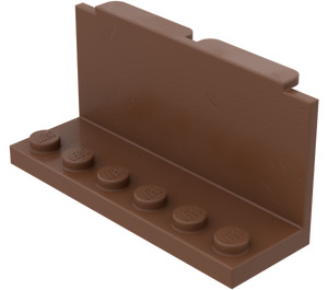 LEGO brązowy Talerz 2 x 6 x 2.3 Homemaker Windowsill