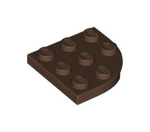 LEGO marron assiette 3 x 3 Rond Coin (30357)