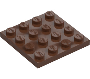 LEGO Brown Plate 4 x 4 (3031)