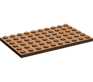 LEGO marron assiette 6 x 10 (3033)