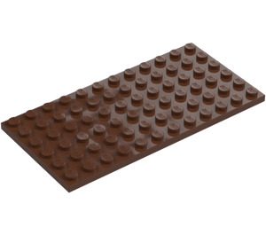 LEGO Bruin Plaat 6 x 12 (3028)