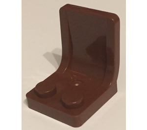 LEGO Brown Seat 2 x 2 with Sprue Mark in Seat (4079)