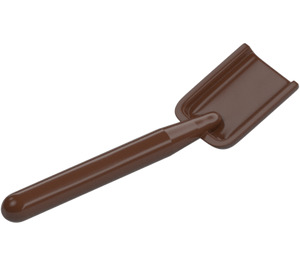 LEGO Brown Shovel (Round Stem End) (3837)