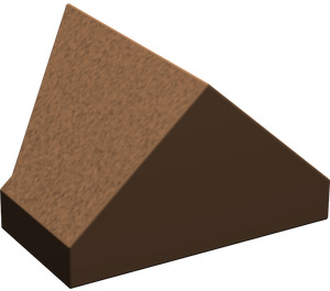 LEGO Brown Slope 1 x 2 (45°) Double / Inverted with Open Bottom (3049)