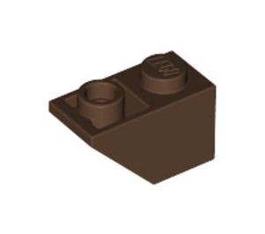 LEGO marron Pente 1 x 2 (45°) Inversé (3665)