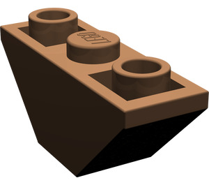 LEGO Brown Slope 1 x 3 (45°) Inverted Double (2341 / 18759)