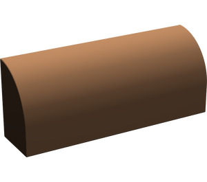 LEGO Brown Slope 1 x 4 Curved (6191 / 10314)