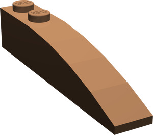LEGO Brown Slope 1 x 6 Curved (41762 / 42022)